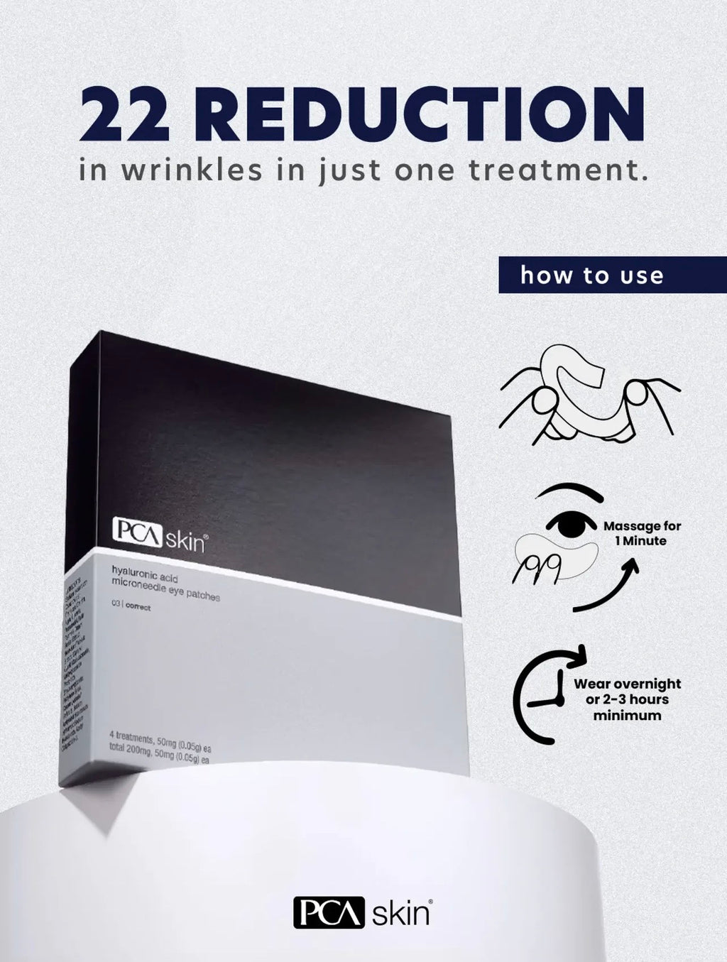 PCAskin Hyaluronic acid eye patches