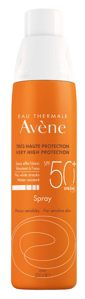 Avene 50+ spf sun care spray high protection