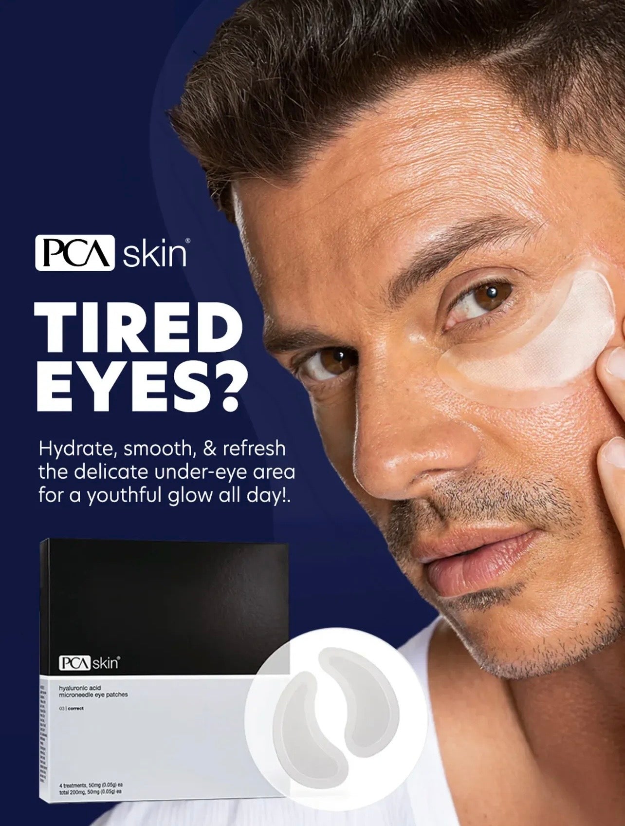 PCAskin Hyaluronic acid eye patches
